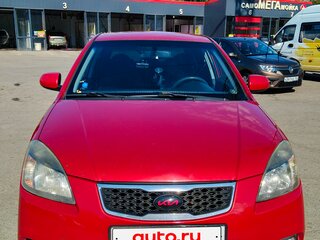 2010 Kia Rio II Рестайлинг, красный, 485000 рублей, вид 2
