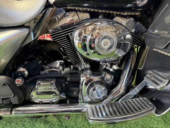 2003 Harley-Davidson Electra Glide, серебристый, 629000 рублей - вид 5