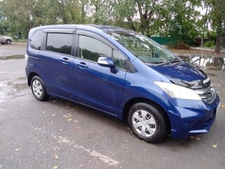 2013 Honda Freed I Рестайлинг, синий, 1100000 рублей, вид 3