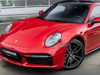 2020 Porsche 911 Turbo S VIII (992), красный, 19990000 рублей, вид 2