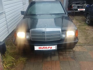 1993 Mercedes-Benz 190 (W201), чёрный, 375000 рублей, вид 1