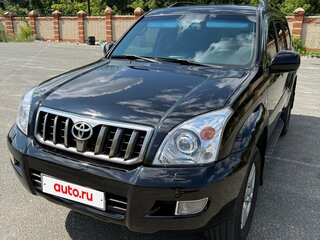 2008 Toyota Land Cruiser Prado 5-speed 120 Series Рестайлинг, чёрный, 2090000 рублей, вид 4