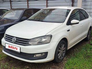 2019 Volkswagen Polo V Рестайлинг, белый, 680000 рублей, вид 3
