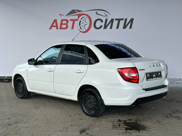 2019 Lada (ВАЗ) Granta I Рестайлинг, белый, 510000 рублей - вид 8