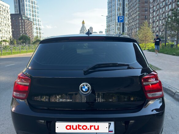 2012 BMW 1 серии 116i II (F20/F21), чёрный - вид 7