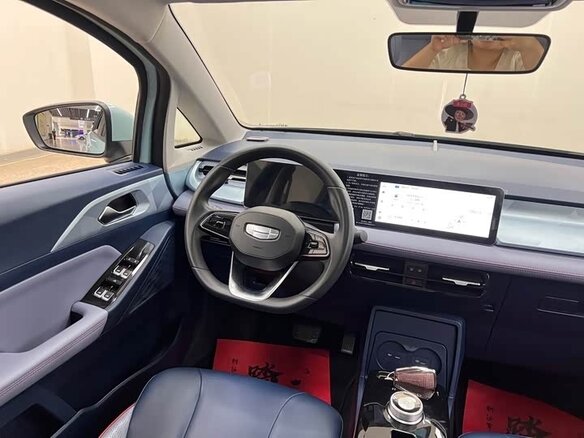 2023 Geely Geometry E 39.4 kWh, голубой - вид 14