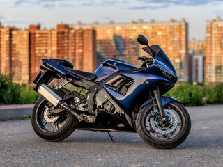 2008 Yamaha YZF-R6, синий, 570000 рублей, вид 3
