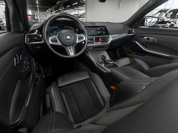 2021 BMW 3 серии 320d xDrive VII (G2x), чёрный, 3800000 рублей - вид 6