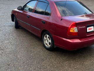 2005 Hyundai Accent ТагАЗ II, красный, 305000 рублей, вид 5