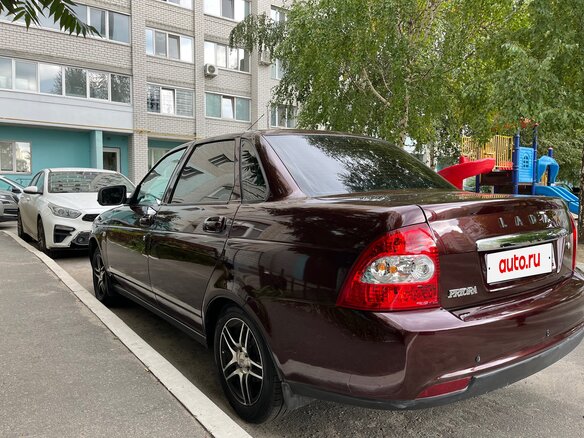 2012 Lada (ВАЗ) Priora I, пурпурный, 385000 рублей - вид 8