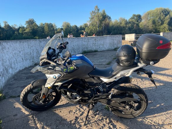 2020 BMW G 310 GS, синий, 450000 рублей - вид 1