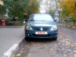 2010 Renault Logan I Рестайлинг, синий, 650000 рублей, вид 2