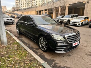 2018 Mercedes-Benz S-Класс 450 Long VI (W222, C217) Рестайлинг, чёрный, 5100000 рублей, вид 1