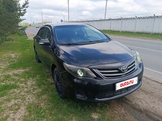 2010 Toyota Corolla X (E140, E150) Рестайлинг, чёрный, 815000 рублей, вид 3