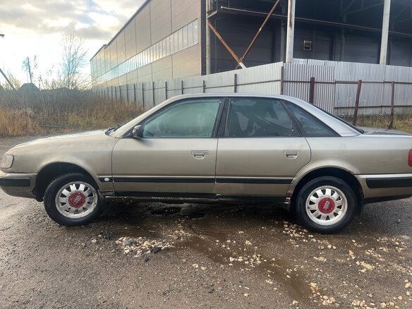 1991 Audi 100 IV (C4), серый, 160000 рублей - вид 3