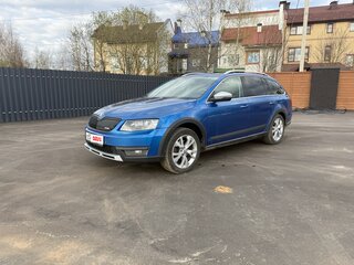 2015 Skoda Octavia Scout III (A7), синий, 1220000 рублей, вид 1