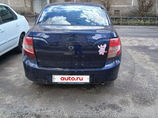 2013 Lada (ВАЗ) Granta I, синий, 400000 рублей, вид 3