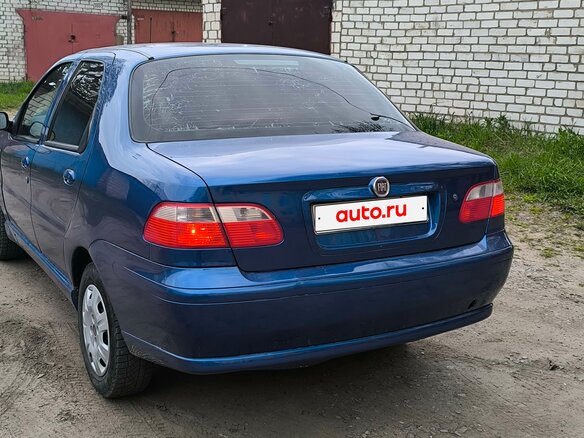 2011 Fiat Albea I Рестайлинг, синий, 380000 рублей - вид 5