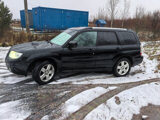 2007 Subaru Forester II Рестайлинг, чёрный, 1000000 рублей, вид 4