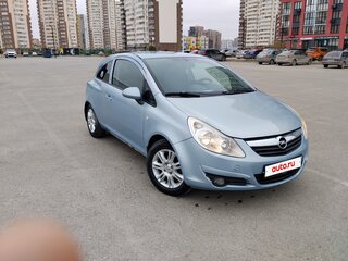 2008 Opel Corsa D, голубой, 385000 рублей, вид 3