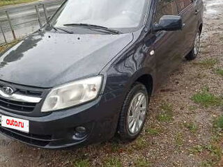 2012 Lada (ВАЗ) Granta I, чёрный, 357000 рублей, вид 4