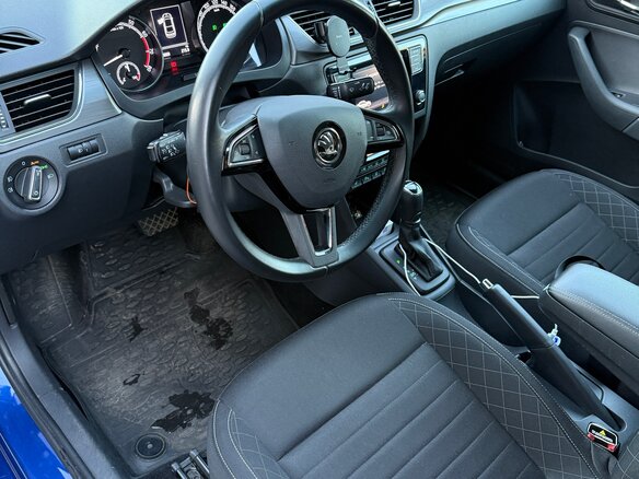 2019 Skoda Rapid I Рестайлинг, синий, 1550000 рублей - вид 7