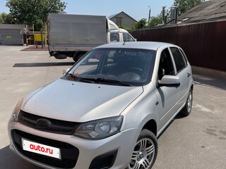 2014 Lada (ВАЗ) Kalina II, серебристый, 350000 рублей, вид 1