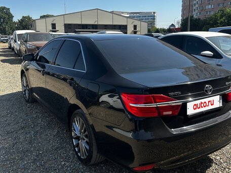 2016 Toyota Camry VII (XV50) Рестайлинг, чёрный, 1815000 рублей, вид 2