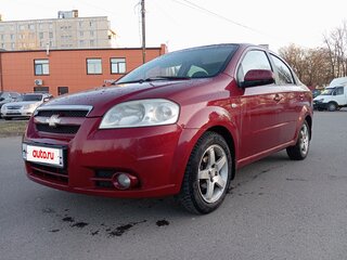2008 Chevrolet Aveo I Рестайлинг, красный, 330000 рублей, вид 1