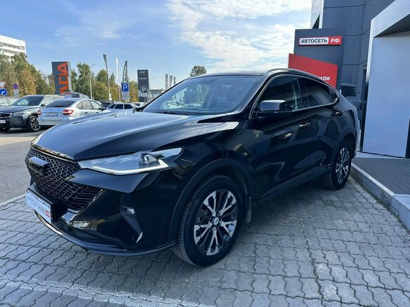 2023 Haval F7x I Рестайлинг, чёрный - вид 2