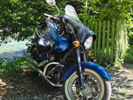 2016 Kawasaki VN900 Vulcan, синий, 800000 рублей, вид 2