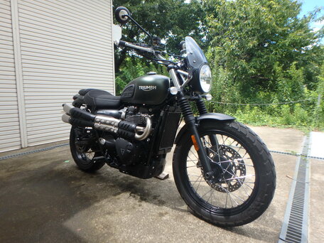 2024 Triumph Scrambler, зелёный, 1150000 рублей, вид 1