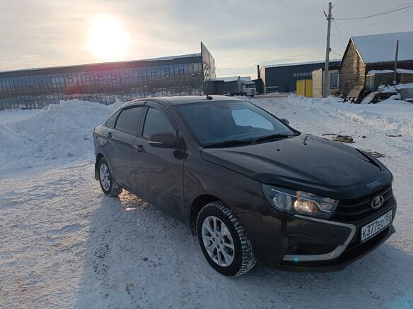 2017 Lada (ВАЗ) Vesta I, коричневый, 770000 рублей - вид 4