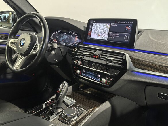 2022 BMW 5 серии 530i xDrive VII (G30/G31/G38) Рестайлинг, чёрный, 5499000 рублей - вид 11