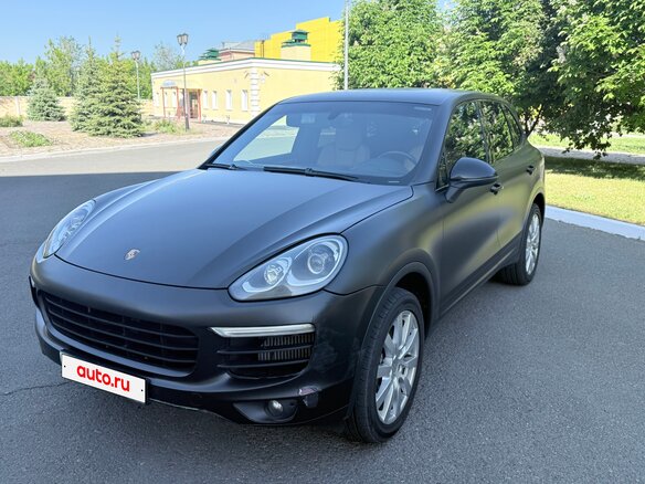 2015 Porsche Cayenne Diesel II Рестайлинг (958), чёрный