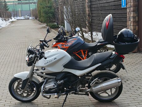 2008 BMW R 1200 R, белый, 600000 рублей, вид 3