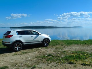 2014 Kia Sportage III Рестайлинг, белый, 1200000 рублей, вид 5
