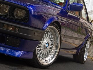 1989 BMW 3 серии 316i II (E30), синий, 4500000 рублей, вид 2