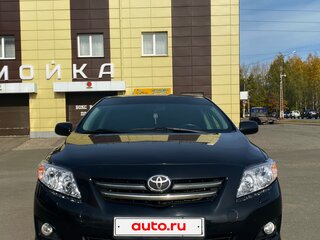 2008 Toyota Corolla X (E140, E150), чёрный, 950000 рублей, вид 1