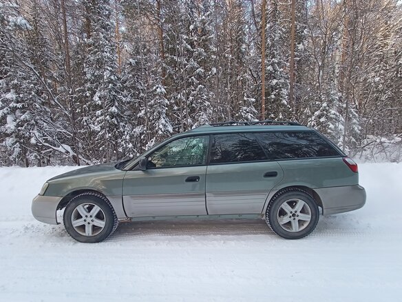 2003 Subaru Outback II, зелёный, 400000 рублей - вид 2