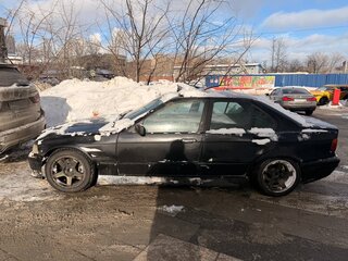 1996 BMW 3 серии 320i III (E36), чёрный, 550000 рублей, вид 4