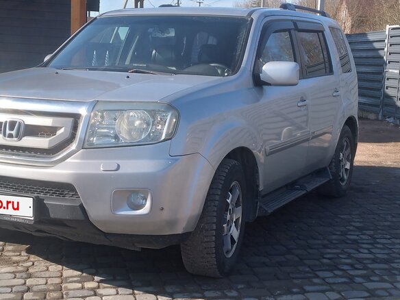 2011 Honda Pilot II, серебристый, 1240000 рублей - вид 1
