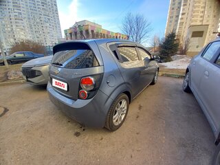 2013 Chevrolet Aveo II, серый, 820000 рублей, вид 4