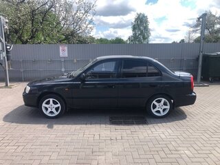 2011 Hyundai Accent ТагАЗ II, чёрный, 400000 рублей, вид 2