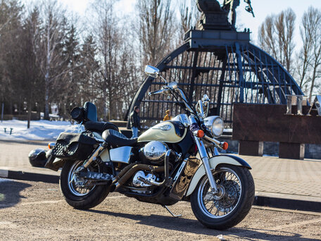 1999 Honda Shadow 400, синий, 400000 рублей, вид 3