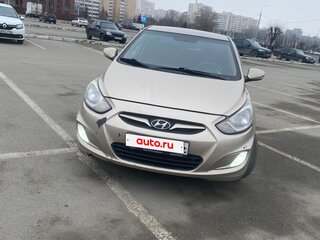 2012 Hyundai Solaris I, бежевый, 399999 рублей, вид 1