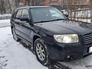 2007 Subaru Forester II Рестайлинг, чёрный, 501000 рублей, вид 2