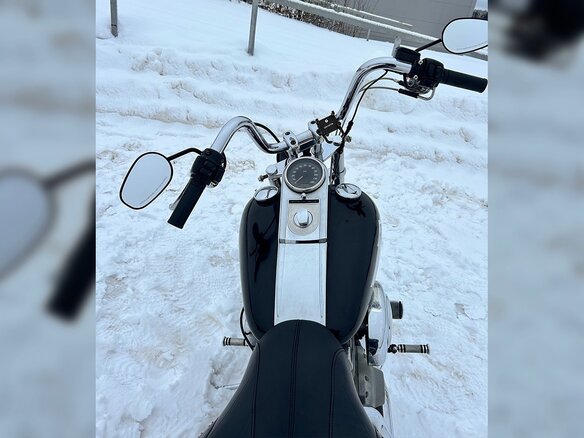 2001 Harley-Davidson Softail Standard, чёрный, 789000 рублей - вид 1