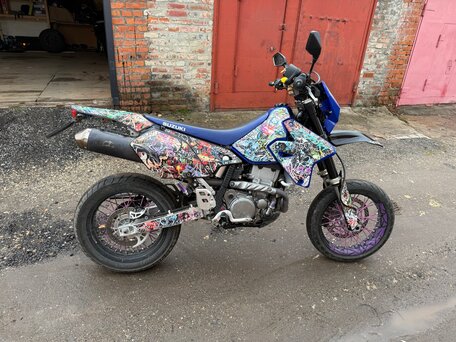 2006 Suzuki DR-Z 400 SM, синий, 350000 рублей, вид 1