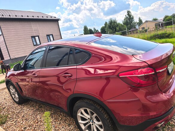 2015 BMW X6 30d II (F16), красный, 3200000 рублей - вид 5